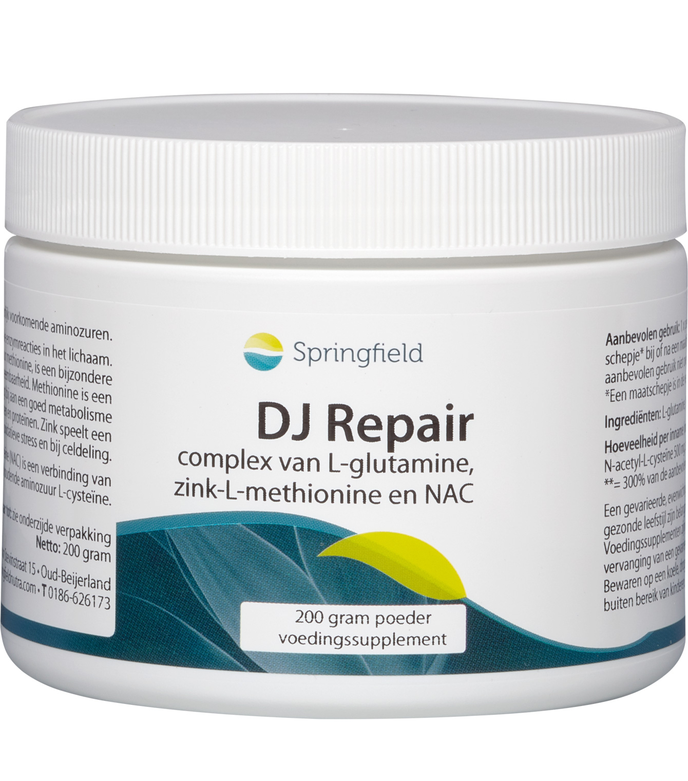 DJ-Repair glutamine,zinc-l-methionine, NAC - 200 gr 