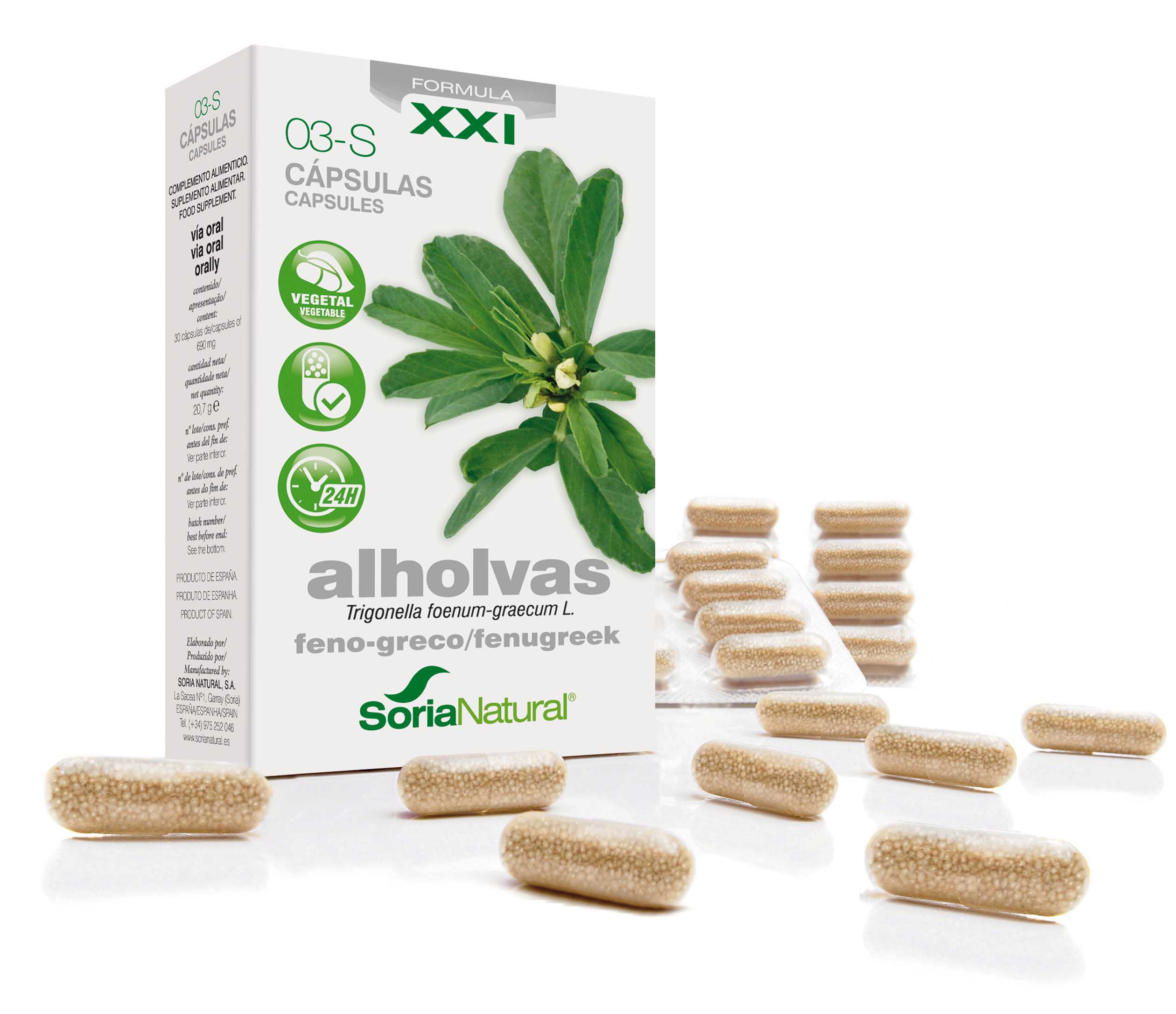 Trigonella XXI 03-S  fenegriek 300 mg - 30 caps°°