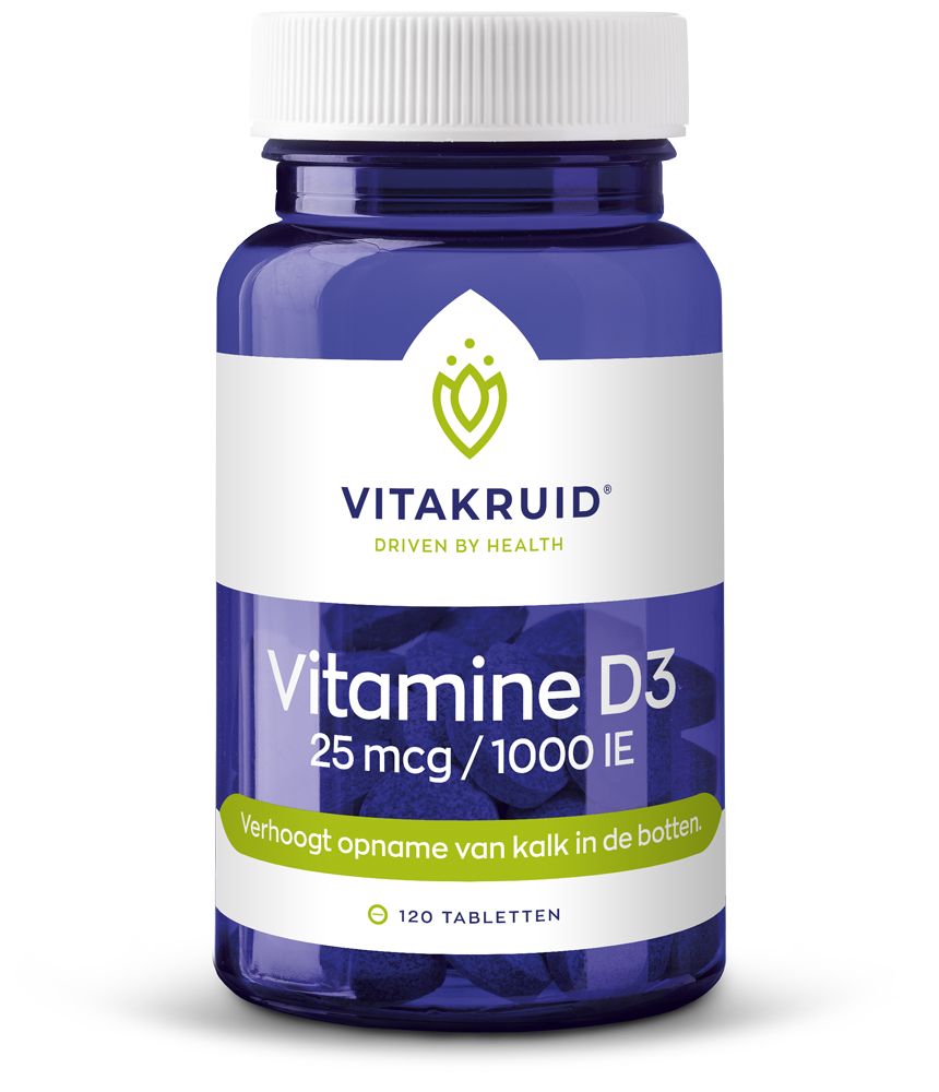 Vitamine D3 25 mcg / 1000 IE - 120 tab