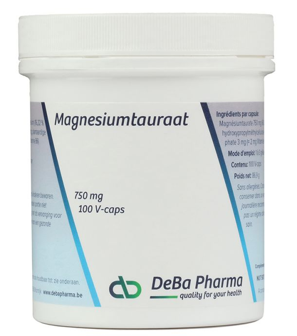 Magnesiumtauraat 750 mg - 100 caps