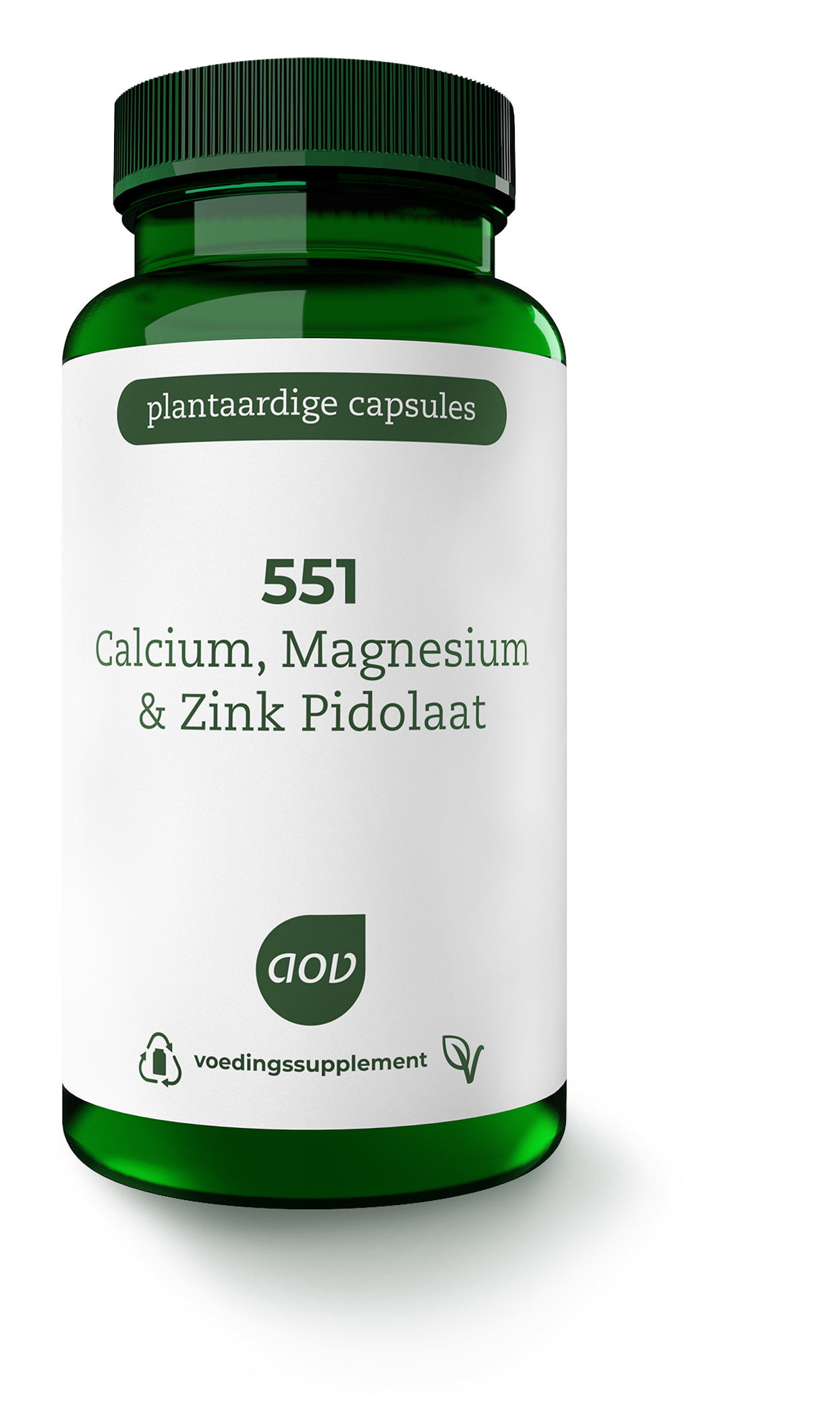 Calcium & Magnesium & Zink Pidolaat-90 VegCaps - 551