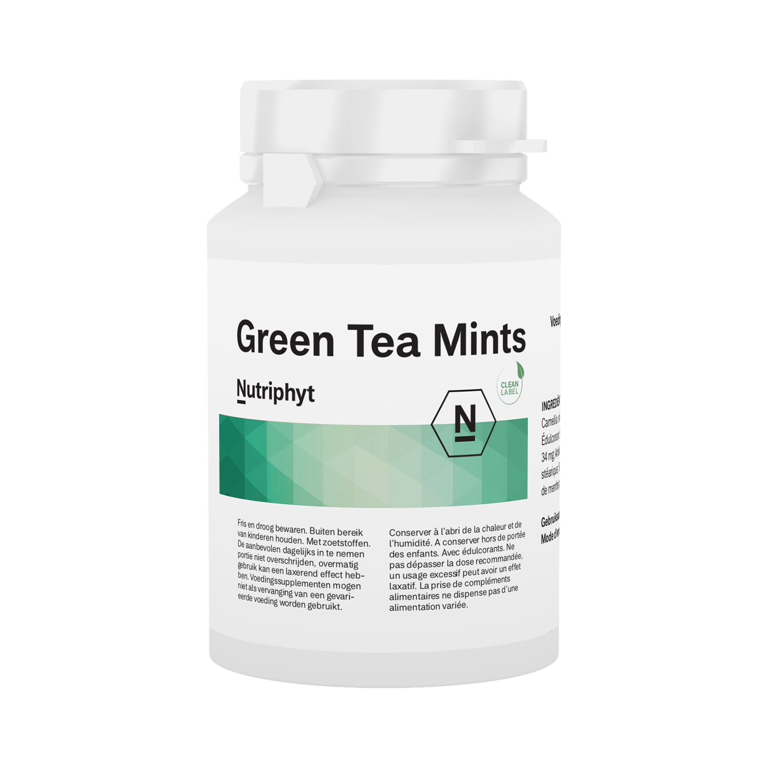 Green tea mints - 120 tabs
