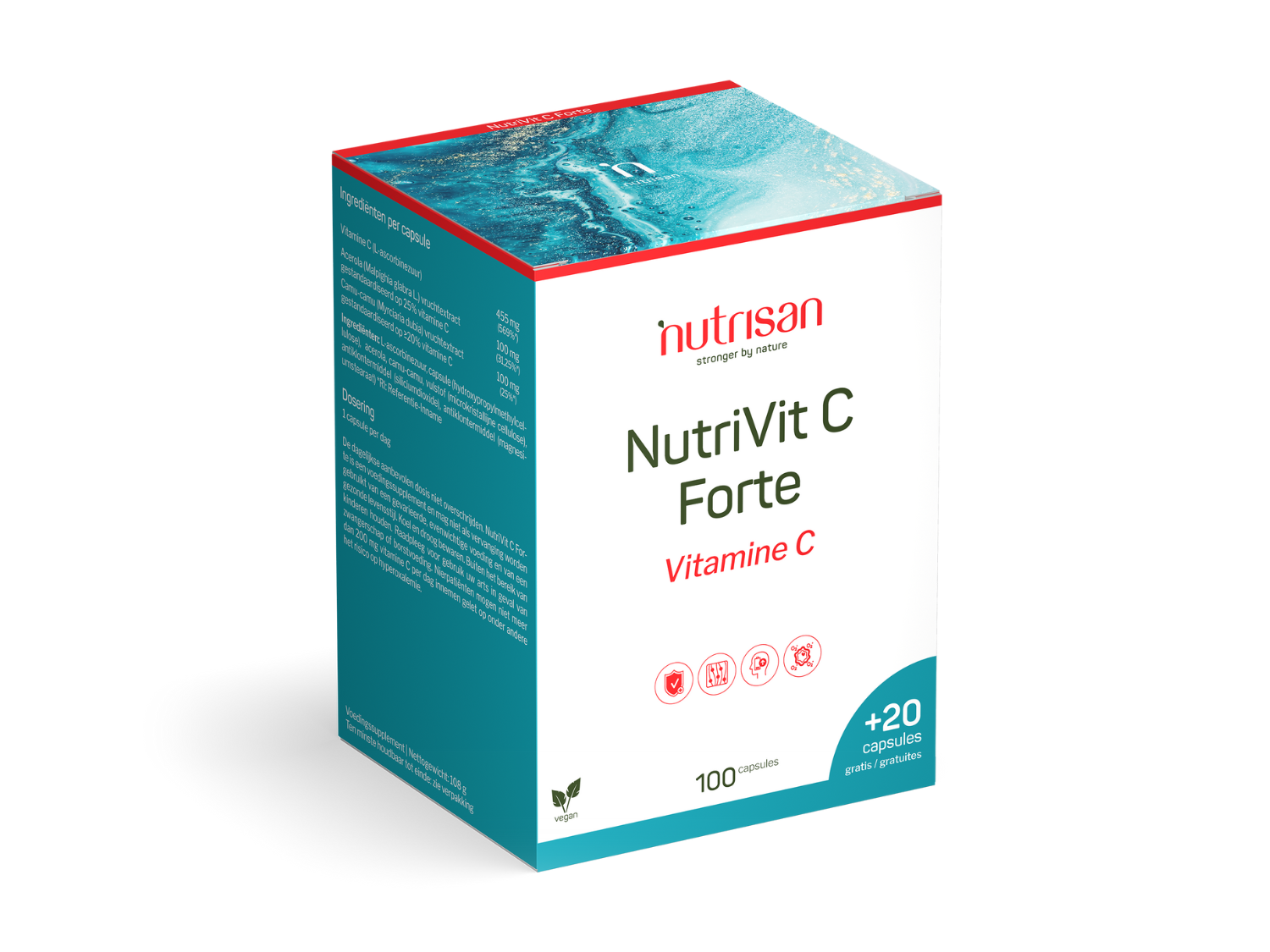 NutriVit C Forte - 100 + 20 gratis caps 