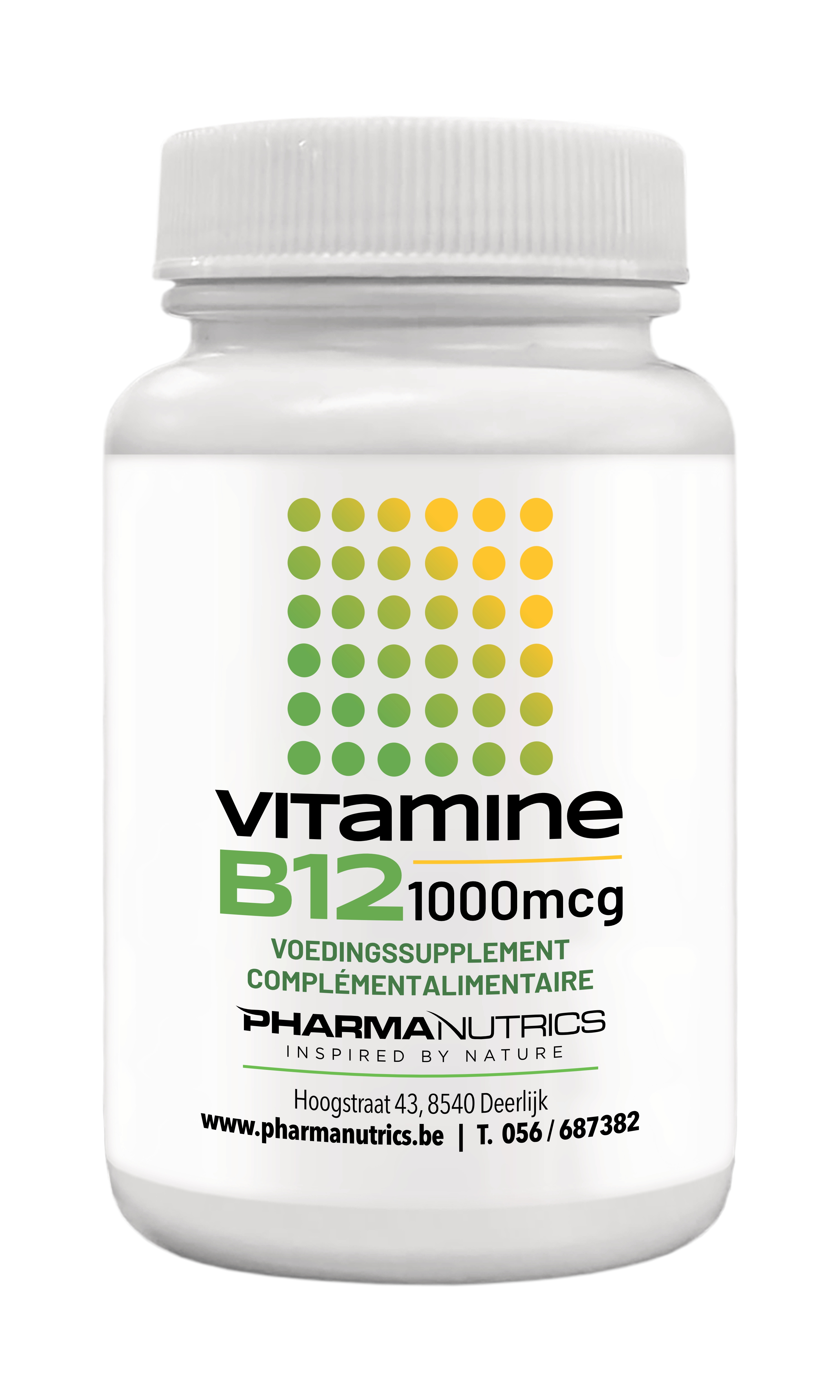 Vitamine B12 (1000 mcg) - 60 kauwtabs