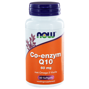 CoQ10 60 mg met Omega-3 Visolie 60 softgels