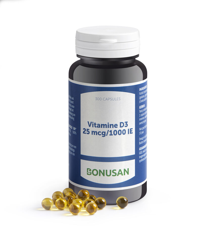Vitamine D3 25 - 300 softgels
