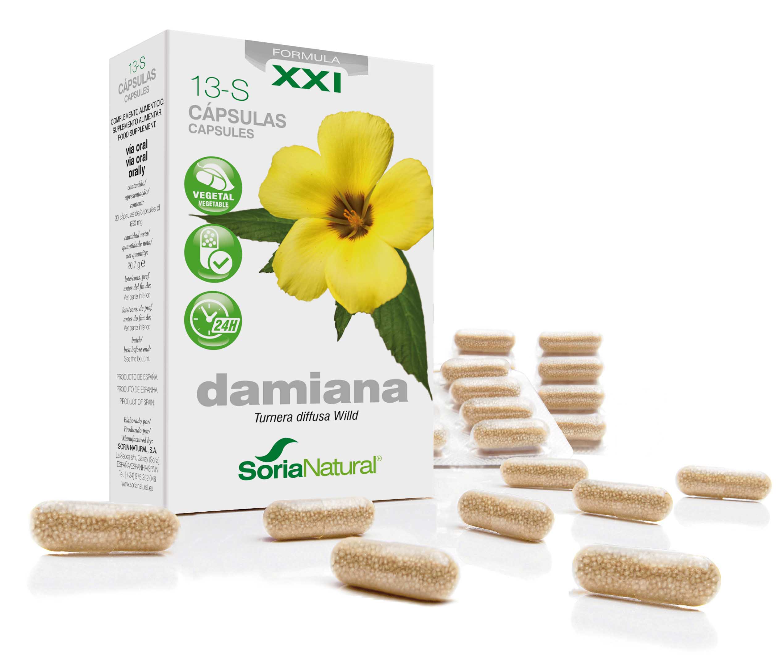 Damiana XXI 13-S : damiaan - 300 mg