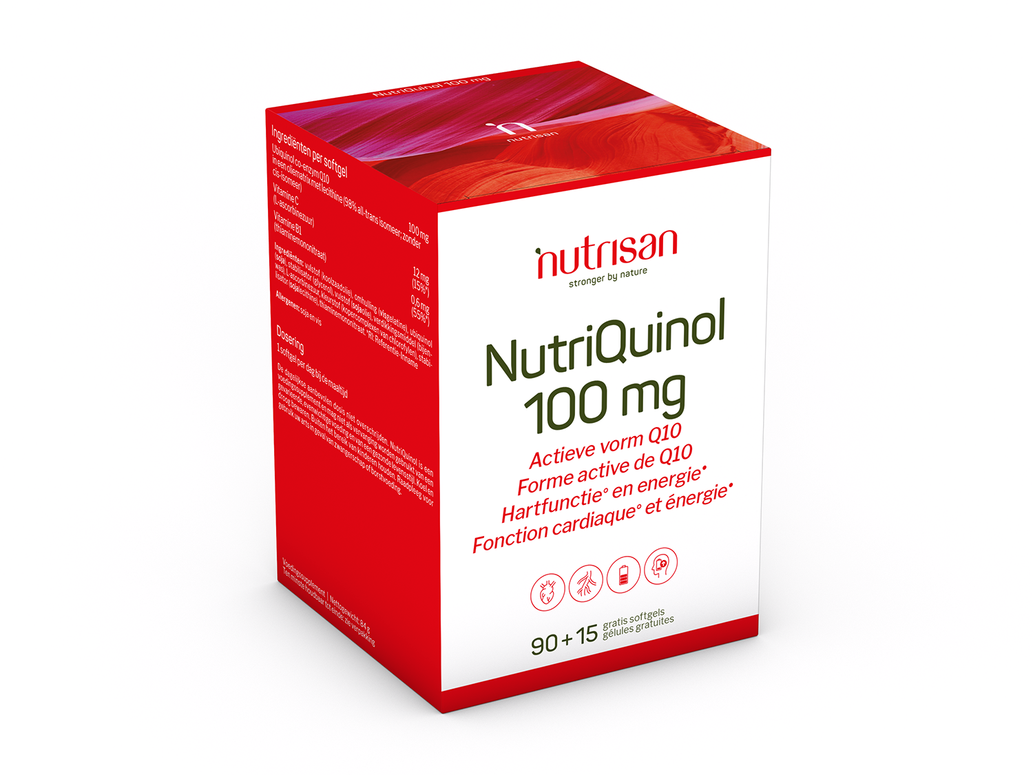 NutriQuinol (100 mg) - 90 softgels + 15 gratis 
