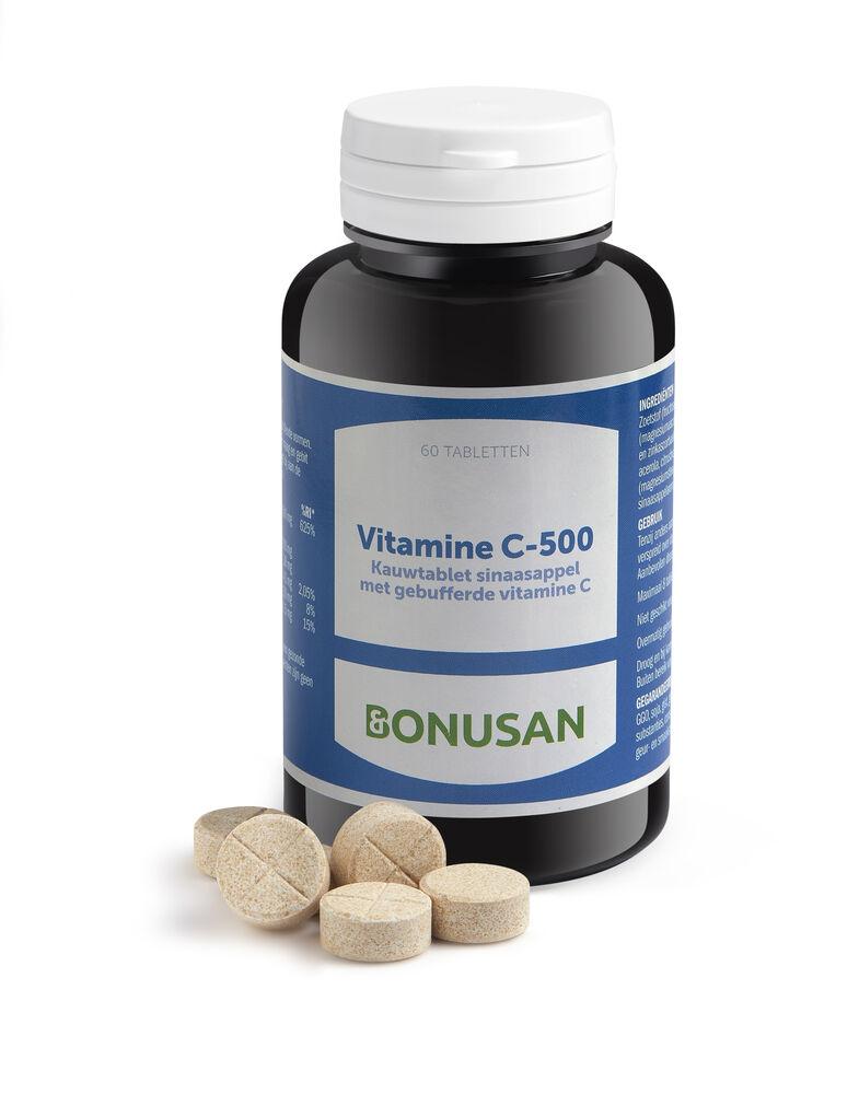 Vitamine C 500 kauwtablet - 60 tabs