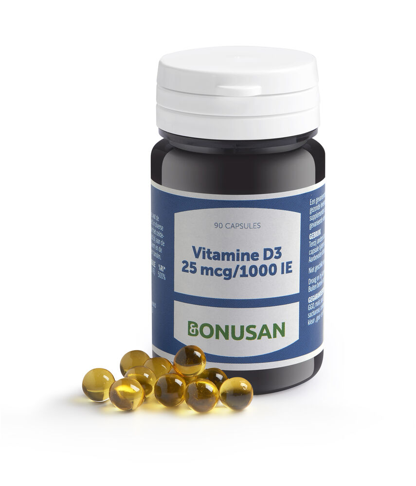 Vitamine D3 25 - 90 softgels