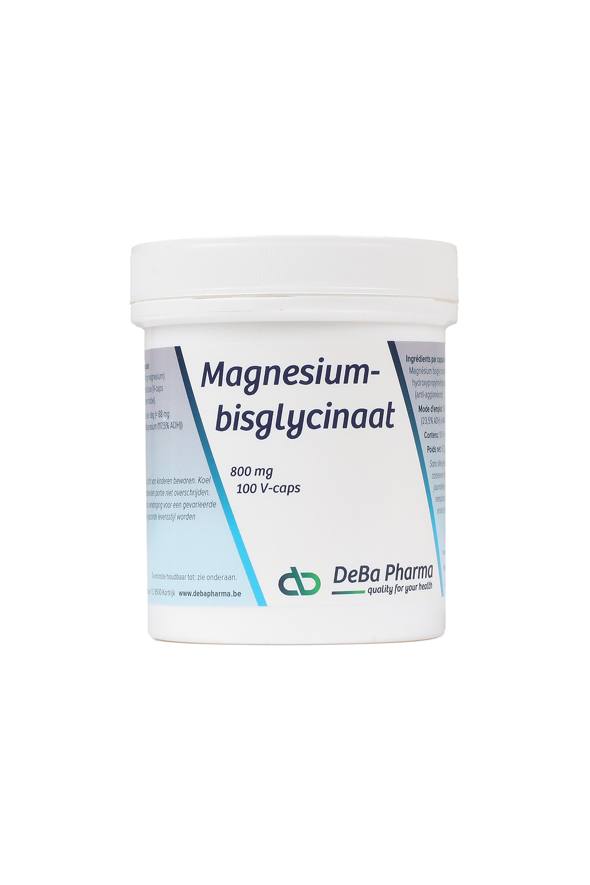 Magnesiumbisglycinaat 800 mg - 100 vcaps