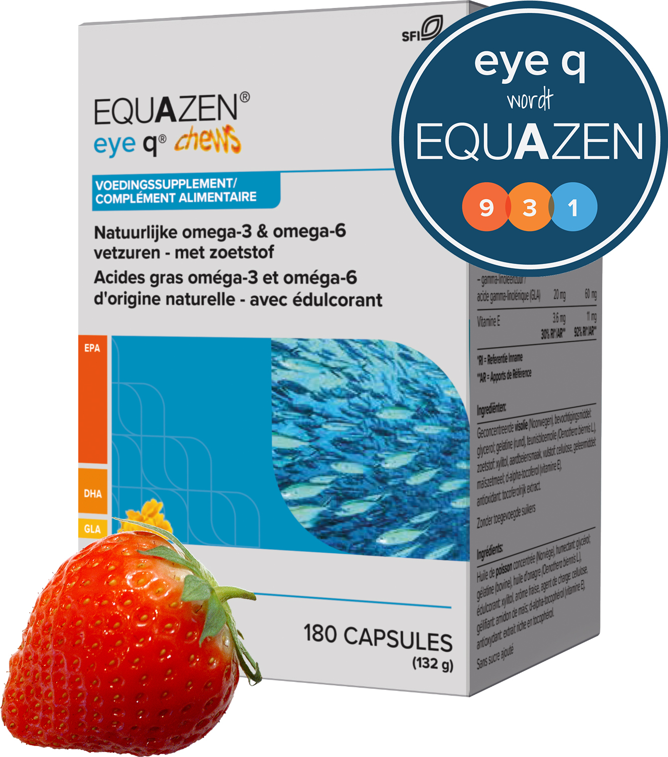 Equazen chews omega 3/6-vetzuren - 180 kauwcaps