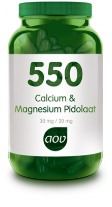Calcium & Magnesium Pidolaat-90 VegCaps - 550