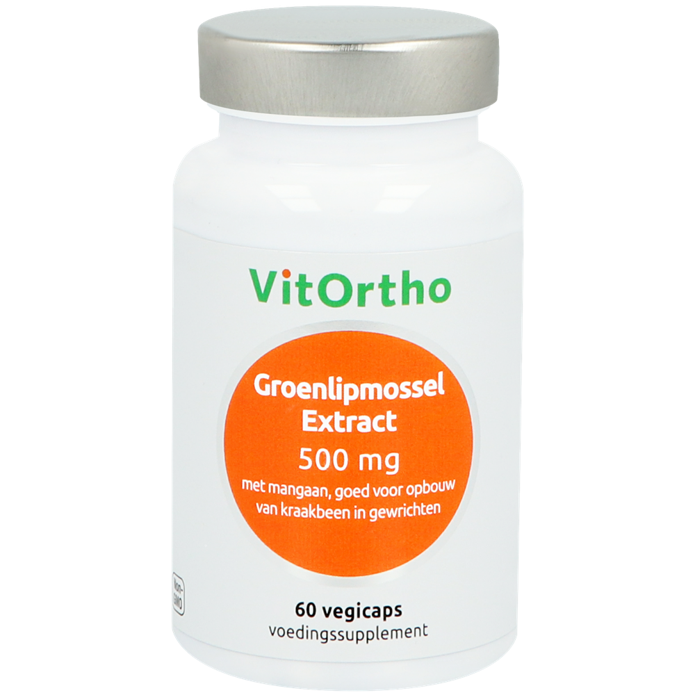 Groenlipmossel Extract 500 mg - 60 Vcaps