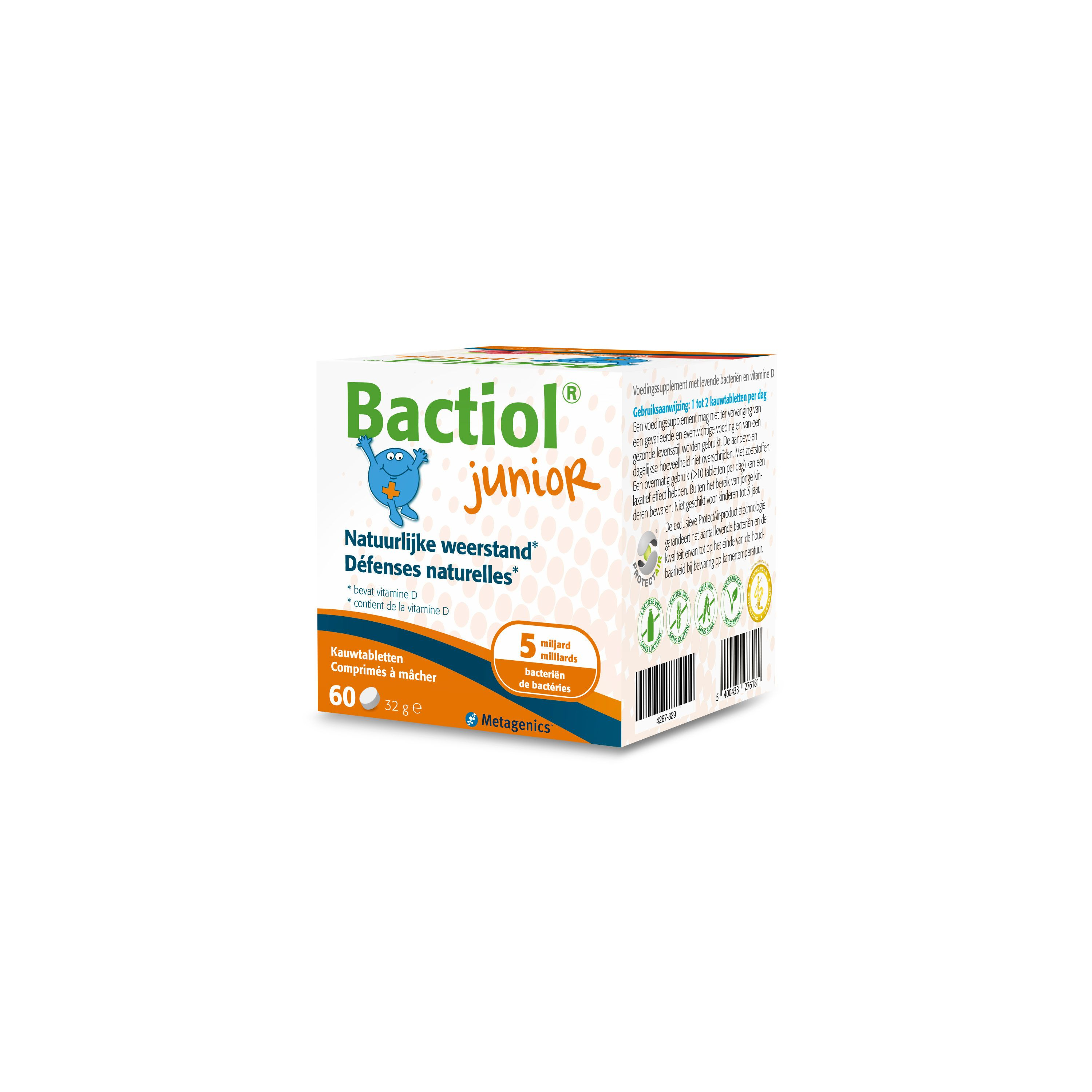 Bactiol Junior kauwtabletten - 60 kauwtabl °