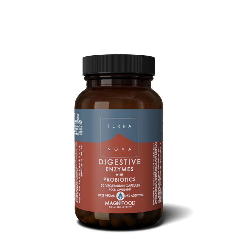 Digestive Enzymes met Probiotica - 50caps