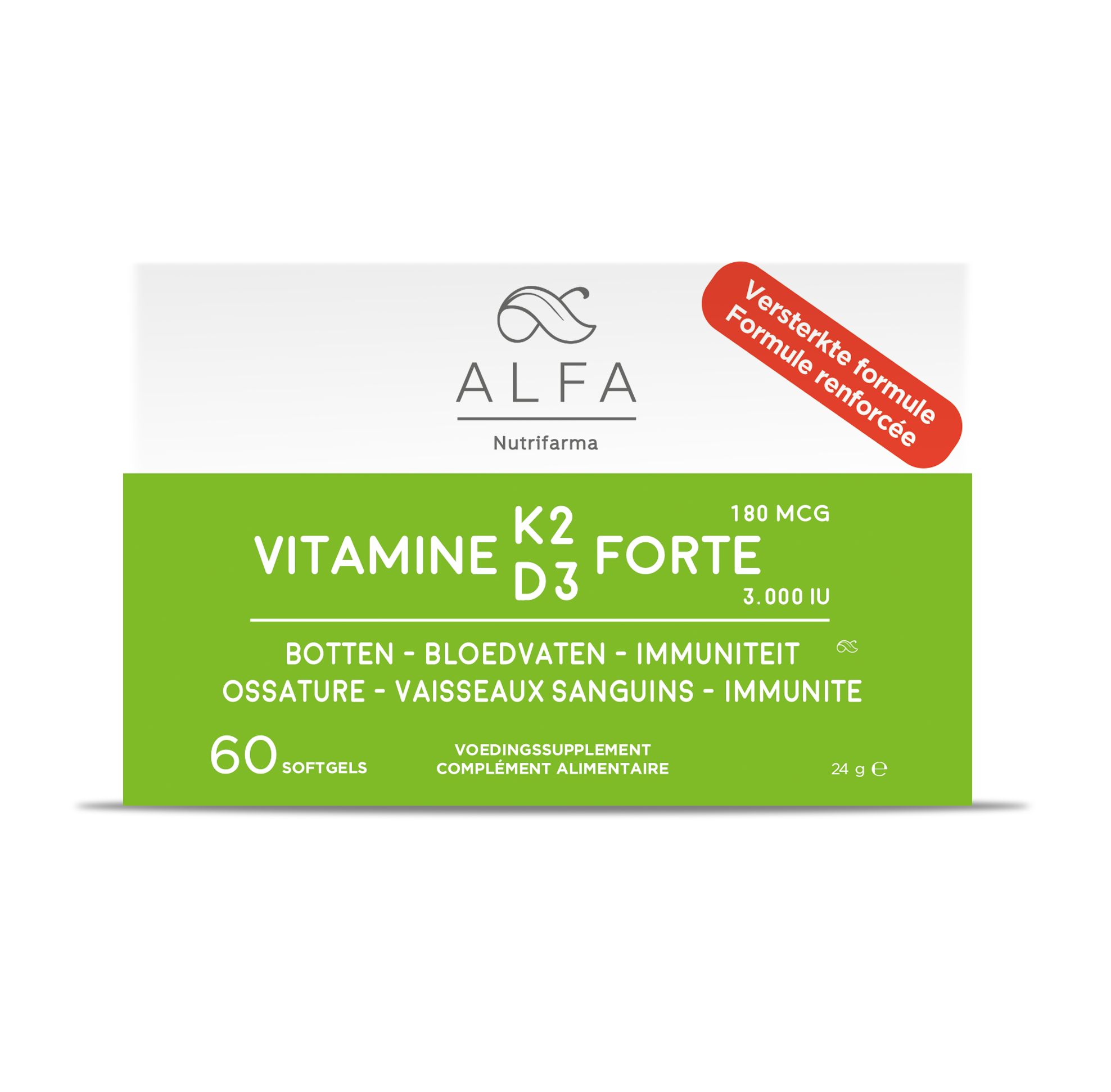 Vitamine K2D3 Forte NF - 60 softgels