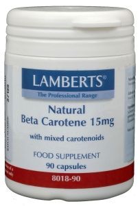 Betacaroteen (15 mg) Natuurlijke Vitamine A - 90 caps