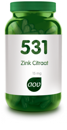Zink Citraat (15 mg) - 60 Vegcaps - 531